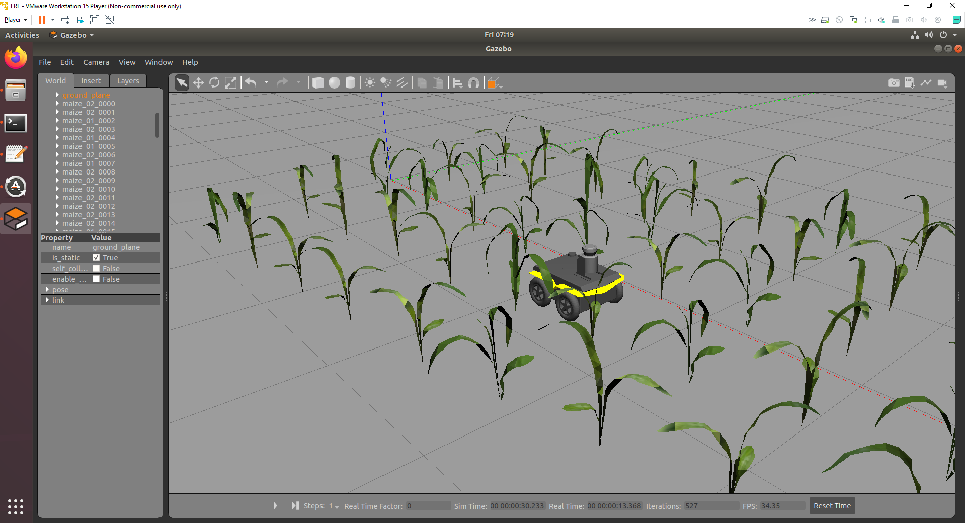 3D meshes of real maize plants.